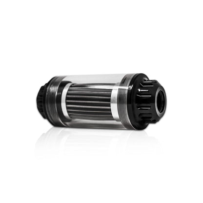 NGR Fuel Filter (Drag Edition) Clear, 40 Micron 200GPH, 8AN-10AN