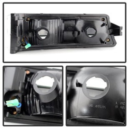 SPYDER Xtune Chevy Silverado 03-06 / Avalanche 02-06 LED Bumper Lights Chrome CBL-JH-CS03-LED-C 9027499