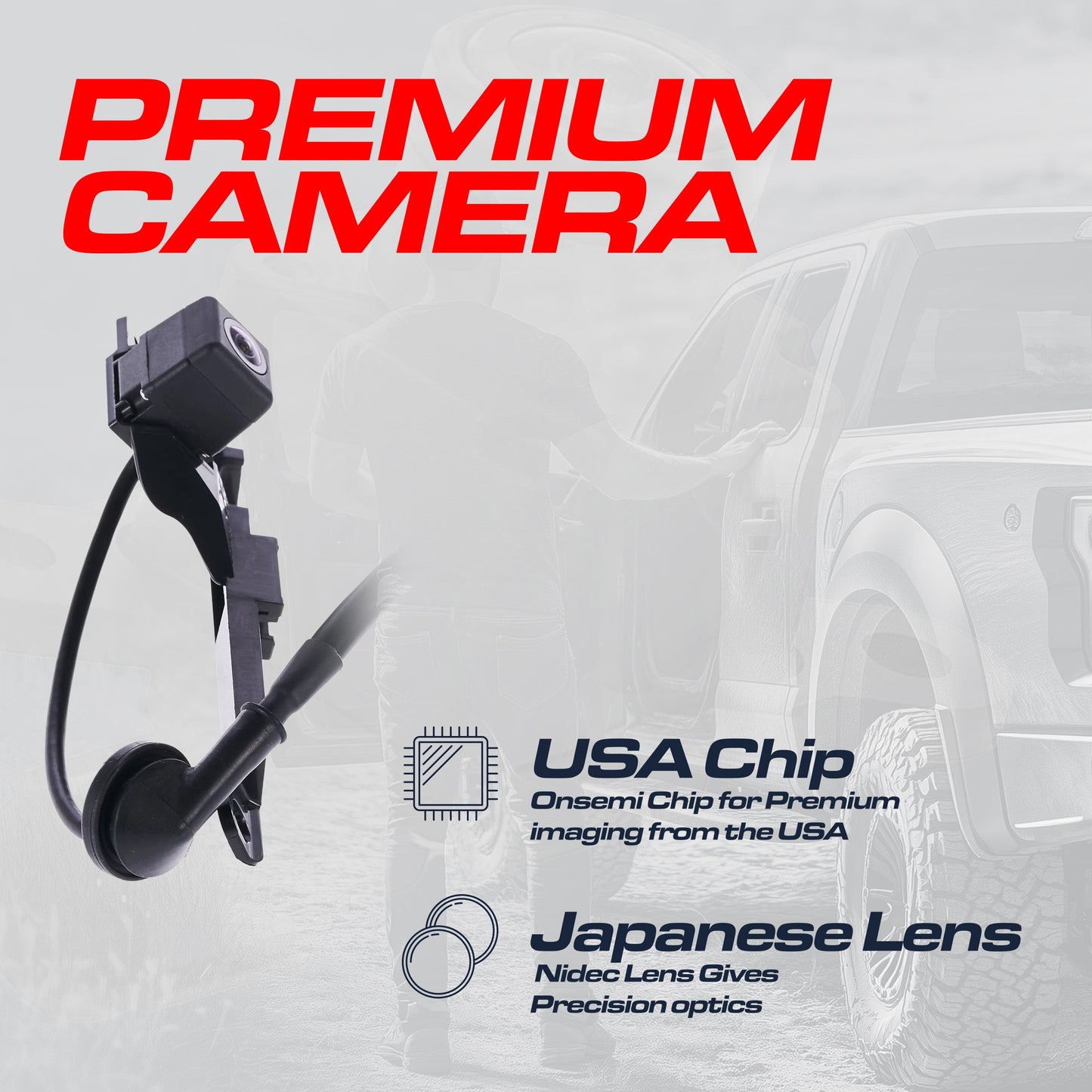 Nissan Rogue/Rogue Select (2011), Rogue/Rogue Select Type 1 (2012-2015) OEM Replacement Backup Camera OE Part # 28442-1VK0A, 28442-1VK0B, 28442-1VX1B