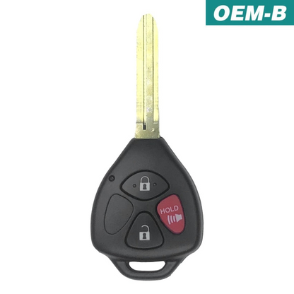 Toyota 2009-2016 OEM 3 Button Remote Head Key GQ4-29T | G Chip