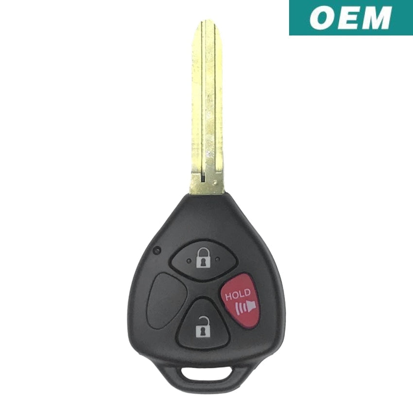 Toyota 2009-2016 OEM 3 Button Remote Head Key GQ4-29T | G Chip