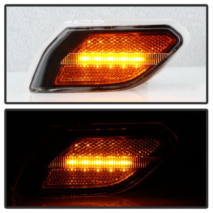 Spyder Jeep Wrangler 19-20 LED Side Marker Lights - Black (SML-YD-JW19-LED-BK) 5087836