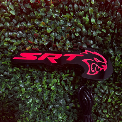 2015-2023 SRT Hellcat RGBW Flow Series LED Badge Emblem Logo