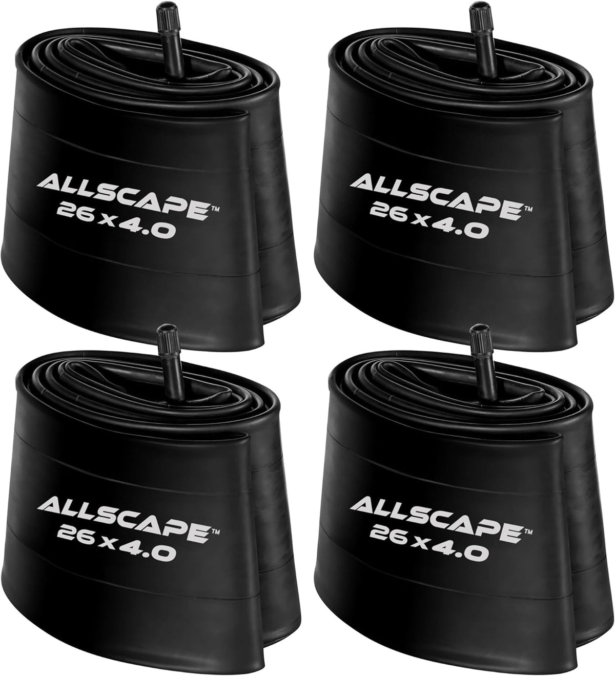 HEB Allscape 26x4" Tubes- Heavy Duty Bike Tubes for Ebike Tires