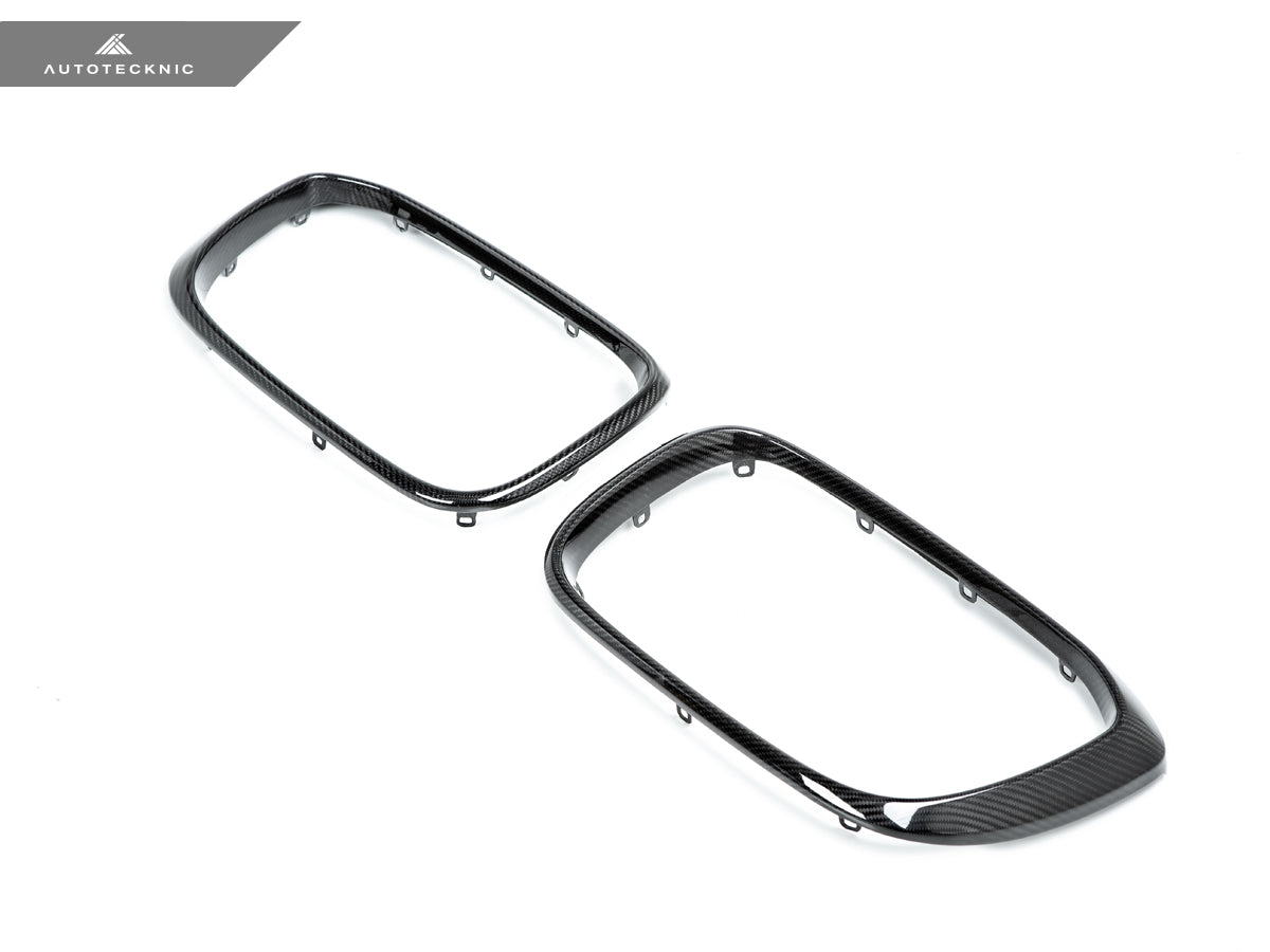 AutoTecknic Replacement Dry Carbon Grille Surround Set - BMW G01 X3 | G02 X4 Pre-LCI