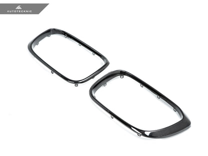 AutoTecknic Replacement Dry Carbon Grille Surround Set - BMW G01 X3 | G02 X4 Pre-LCI