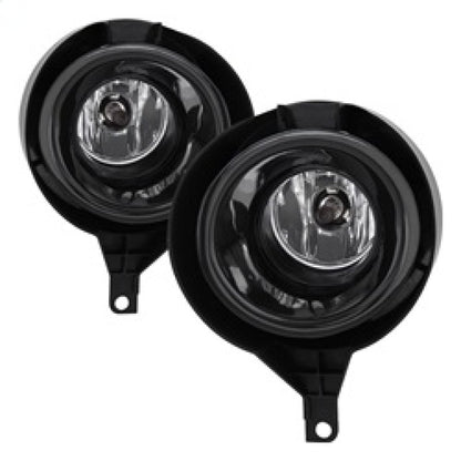 Spyder 05-16 Nissan Frontier Metal Chrome Bumper ONLY OEM Fog Lights w/Switch - Clear (FL-NF05-M-C) 5084972