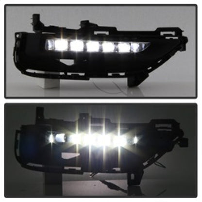 Spyder Honda Accord Coupe 2016-2017 OEM LED Fog Lights W/Switch- Clear FL-HA2016-2D-LED-C 5083043