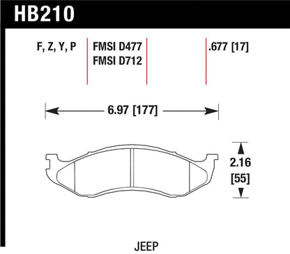 Hawk LTS Street Brake Pads