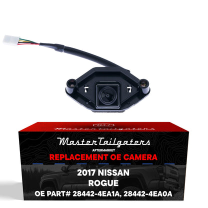 Nissan Rogue Sport/Qashqai w/o AVM (2017) OEM Replacement Backup Camera OE Part # 28442-4EA0A, 28442-4EA1A