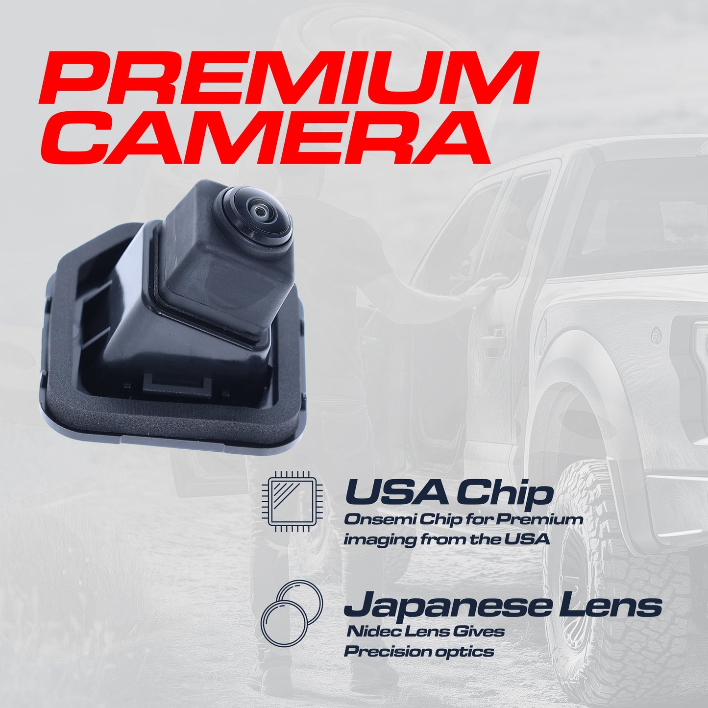 Nissan Rogue w/ AVM (2017-2020), Rogue Hybrid w/ AVM (2017-2019) OEM Replacement Backup Camera OE Part # 28442-9TB3B, 28442-9TB4B