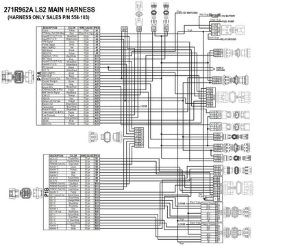 GM LS 58X EFI Harness Kit