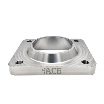 Transition Turbo Flange - Undivided T4 to Single 2.500" OD Tube - 304 Stainless