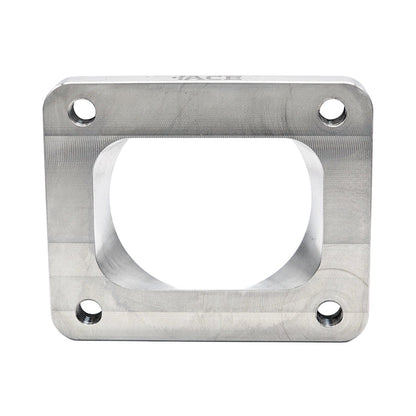 Transition Turbo Flange - Undivided T4 to Single 3.000" OD Tube - 304 Stainless