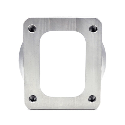 Transition Turbo Flange - Undivided T4 to Single 4.000" OD Tube - 304 Stainless