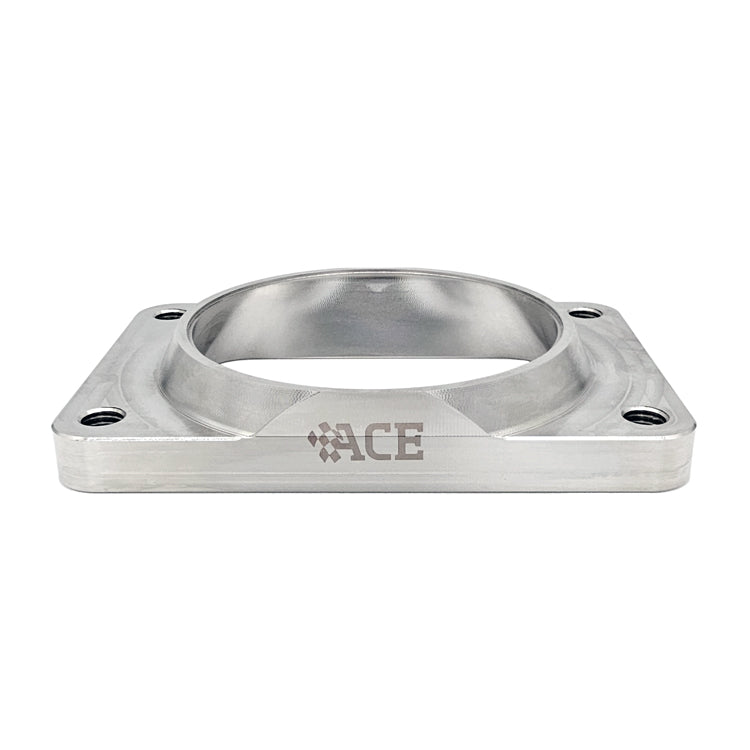 Transition Turbo Flange - Undivided T6 to Single 3.500" OD Tube - 304 Stainless