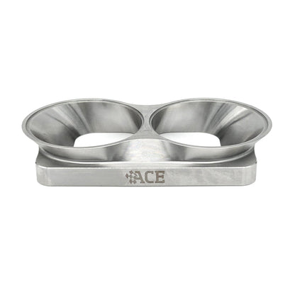 Transition Turbo Flange - Divided T6 to Dual 3.000" OD Tube - 304 Stainless