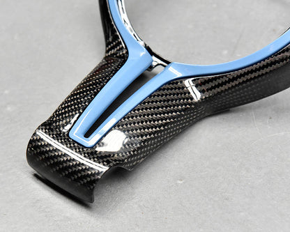 Performance V1 Carbon Fiber Steering Wheel Center Trim Piece - F80 M3 | F82 / F83 M4 | F87 M2