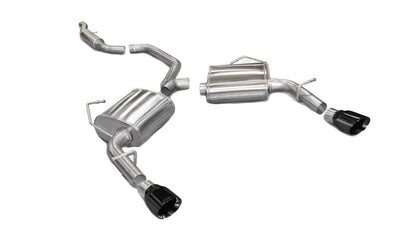 Corsa Performance 11-13 Chrysler 200/Dodge Avenger V6 Black Sport Cat-Back Exhaust