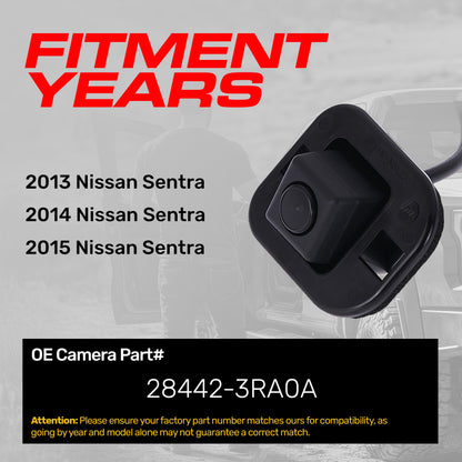 Nissan Sentra (2013-2015) OEM Replacement Backup Camera OE Part # 28442-3RA0A