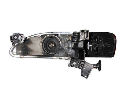 Anzo 1998-2000 Toyota Corolla Crystal Headlights Black