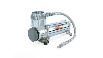 Air Lift 2.5 Gal. Polished Tank w/ Viair 444c Chrome Compressor (Incl. Fittings & Mounting Hardware) 27801