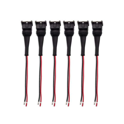 BLOX Racing Injector Pigtail Ev1 Female - Set Of 6 BXFU-00602-EV1-6