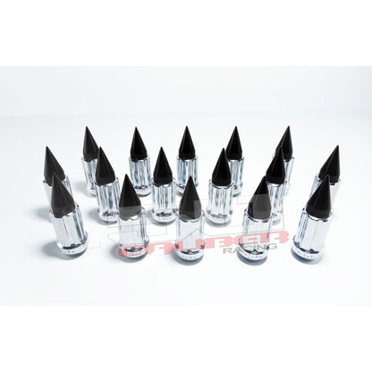 12 x 1.25 mm Chrome Spiked Lug Nuts - 16 Pack