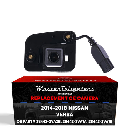 Nissan Versa Note w/o Nav (2014-2018) OEM Replacement Backup Camera OE Part # 28442-3VA2B, 28442-3VA1A, 28442-3VA1B
