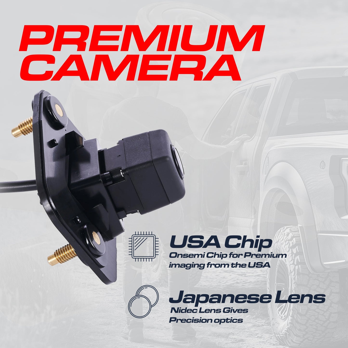 Nissan Versa Note w/o Nav (2014-2018) OEM Replacement Backup Camera OE Part # 28442-3VA2B, 28442-3VA1A, 28442-3VA1B