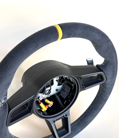 PDK Porsche 991.2 Steering Wheel in Yellow