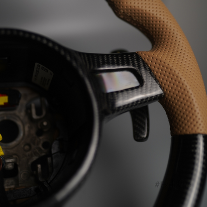 2009 - 2016 Porsche 911, GT3, Boxster, Cayman, Cayenne, & Panamera s |  Custom Steering Wheel by Exclusive Steeringfor