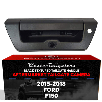 Ford F150 (2015-2018) Black Replacement Tailgate Handle with Backup Camera