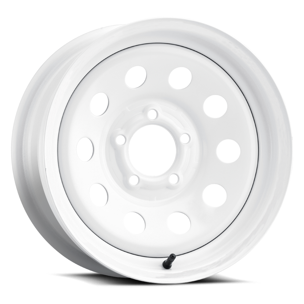 Allied Wheel Components MOD NR WHITE 15X5 5X5 (BOX)