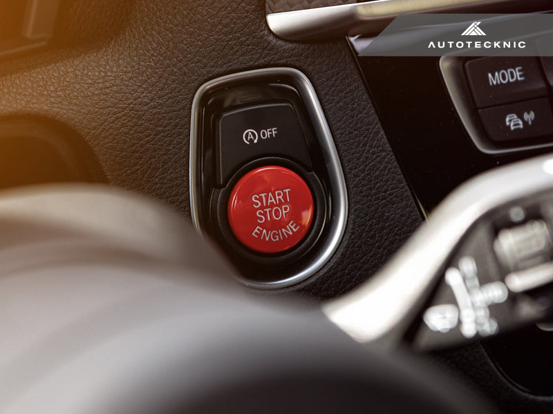 AutoTecknic Red Start Stop Button - BMW F30/ F34 3-Series