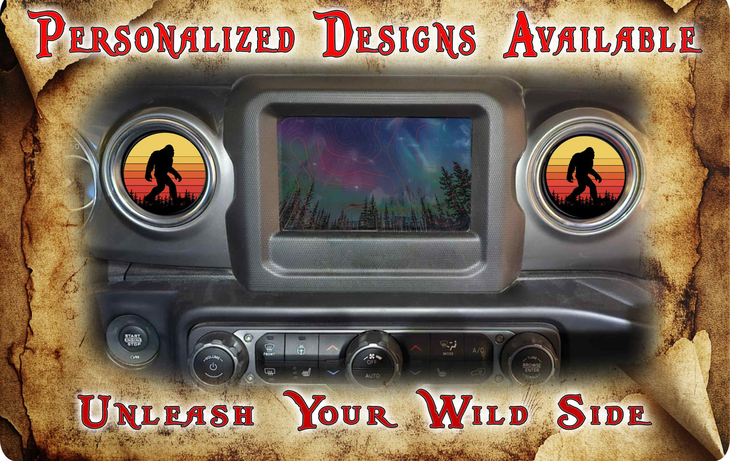 Steering wheel decal Bigfoot decal 144