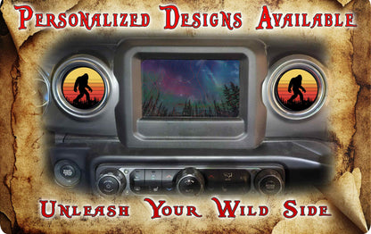 Steering wheel decal Bigfoot decal 144