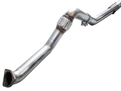 AWE Tuning 2024 Acura Integra Type S DE5 FWD Touring Edition Exhaust w/ Triple Chrome Silver Tips 3015-52335