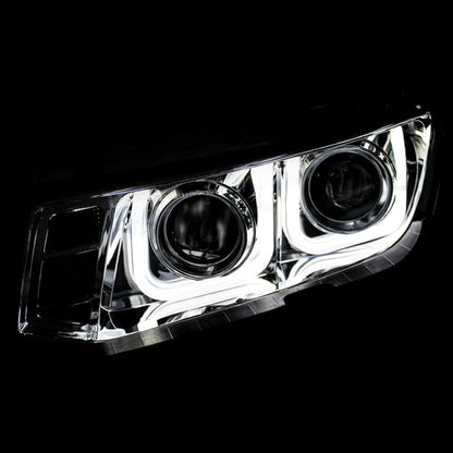 Anzo 2014-2015 Chevrolet Camaro Projector Headlights w/ U-Bar Chrome