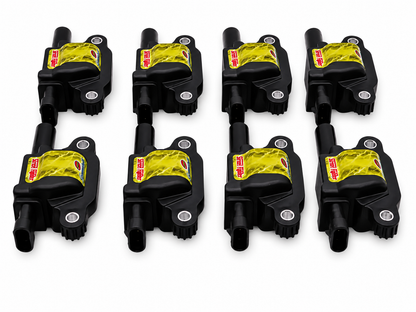 2005–2017 GM LS Granatelli 60K Street Fighter Black Coil Packs – 28-0512-CP
