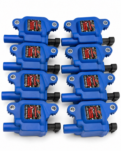 2014–2024 GM LT1/LT4 Granatelli 80K Pro Series Extreme Blue Coil Packs – 28-0514-CPB