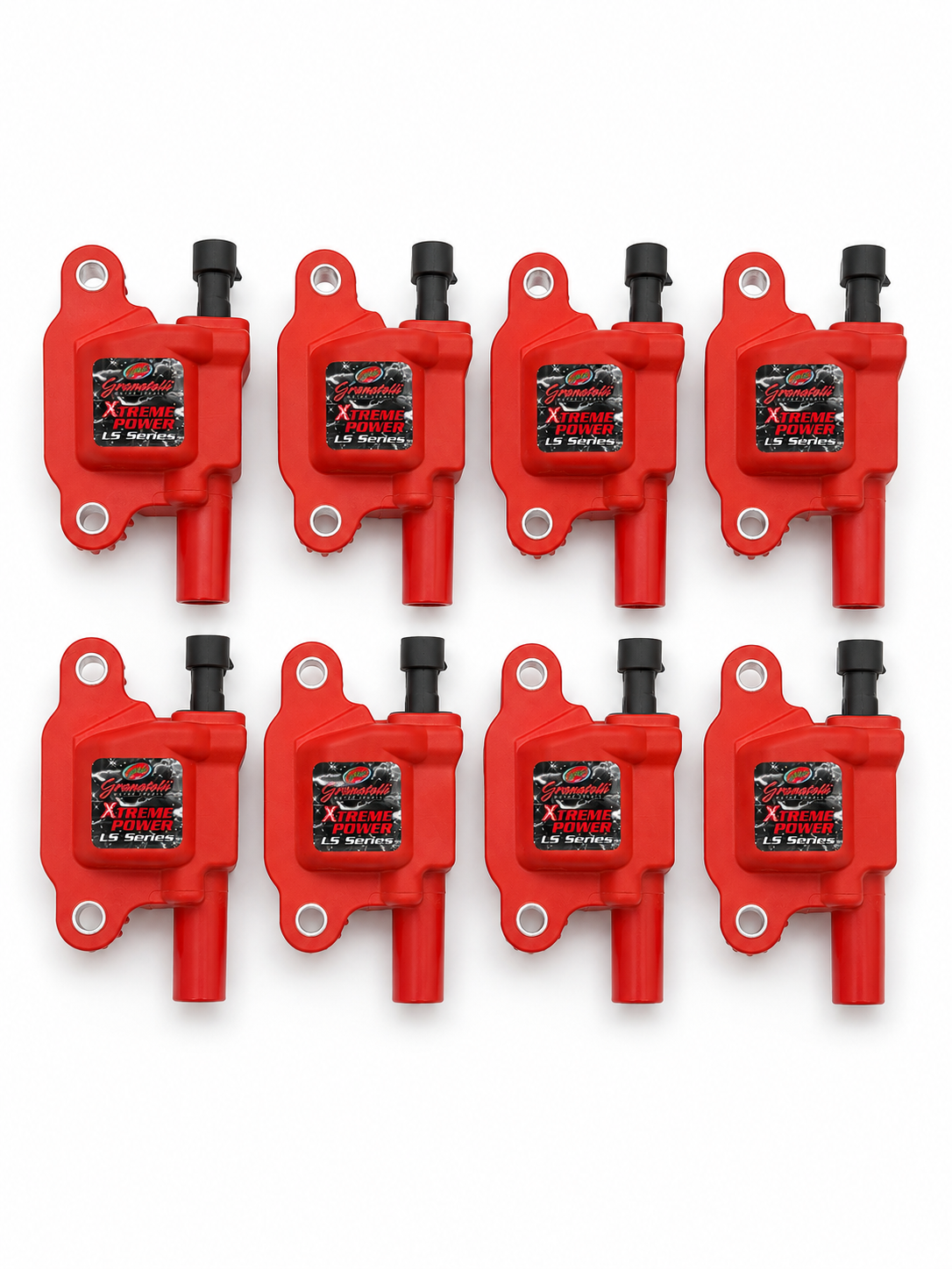 2005–2017 GM LS2/LS3/LS7/LS9/LSA Granatelli 80K Pro Series Extreme Red Coil Packs – 28-0513-CPR