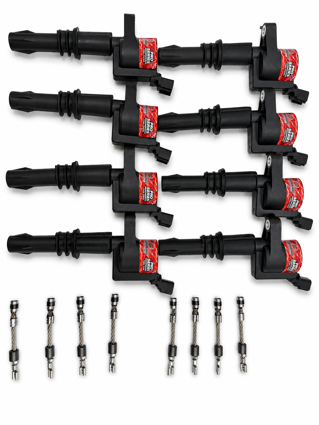 Granatelli 60,000V Pro Series Coil Pack Kit for Ford 2008-2010 4.6L & 5.4L 3-Valve V8 – 28-1814CP