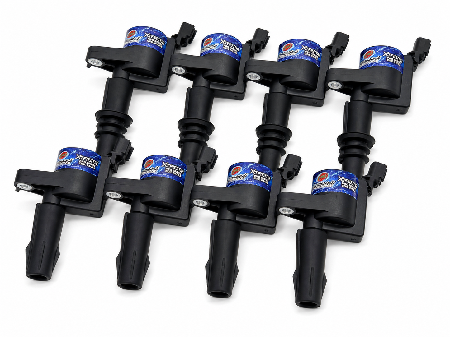 Granatelli 65K Coil Packs & Connector Kit for 2008–2010 Ford 4.6L & 5.4L 3V – 28-1814SC