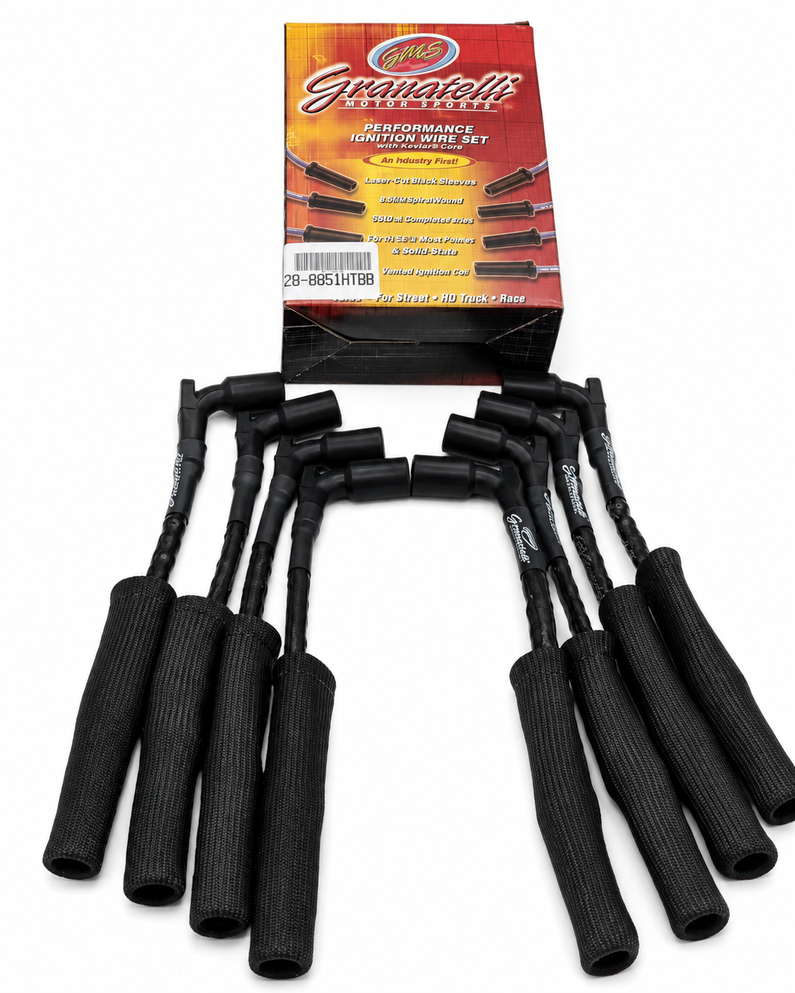 Granatelli Motor Sports C8 Corvette Ignition Wires 28-8051HTBB