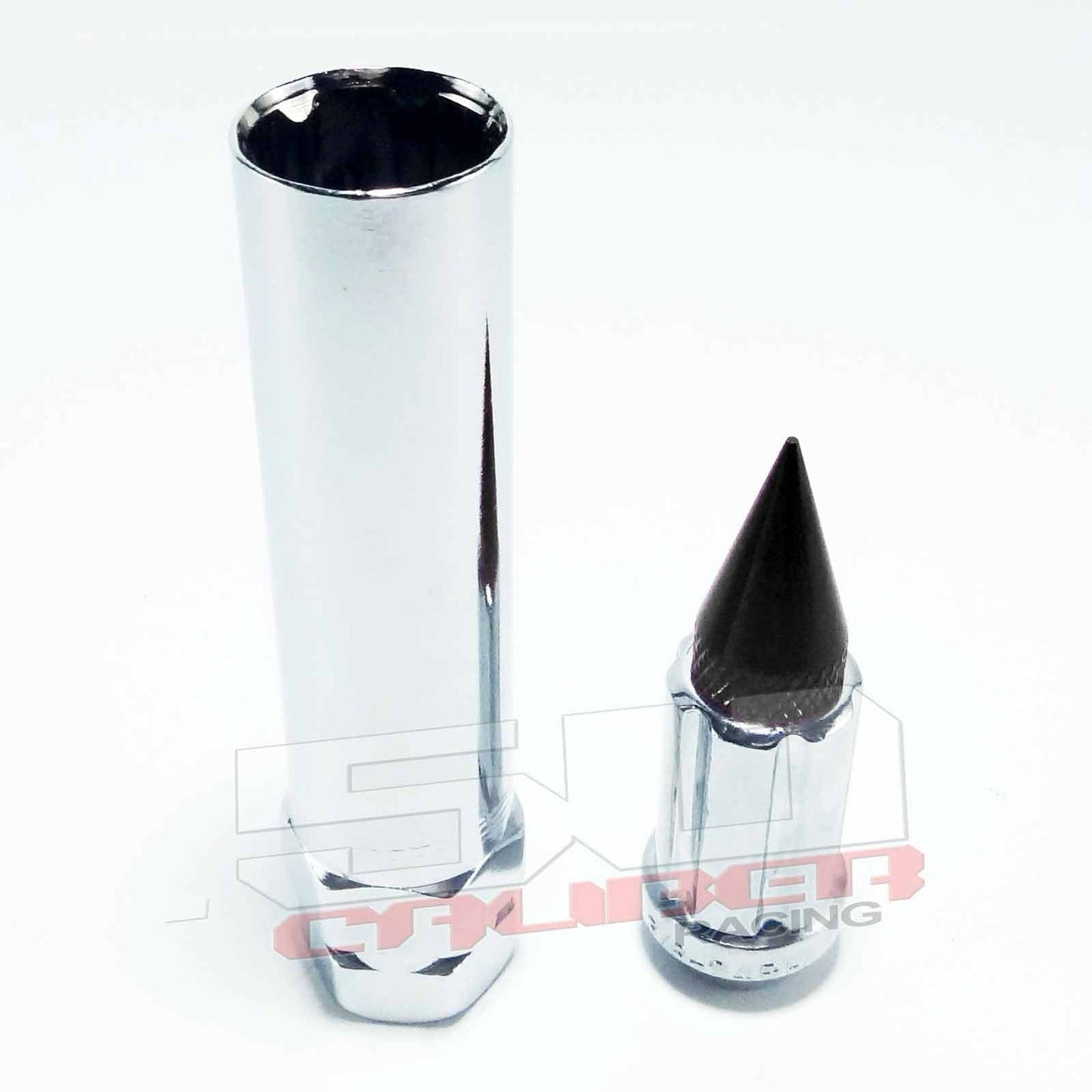 12 x 1.5 mm Chrome Spiked Lug Nuts Anodized - 16 Pack