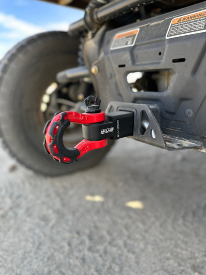 2'' Aluminum Hitch Receiver with Steel D-Shackle