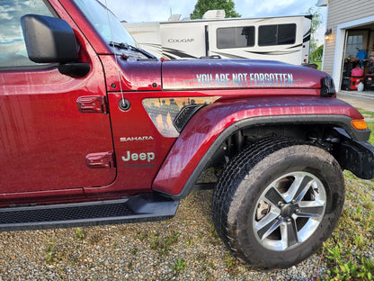 fender vent for the JL or JT 2018 or newer Custom order