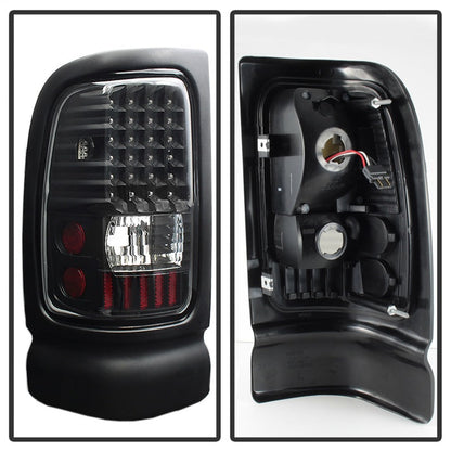 SPYDER Xtune Dodge Ram 1500 94-01 / Ram 2500/3500 94-02 LED Tail Lights Black ALT-ON-DRAM94-LED-BK 5012777