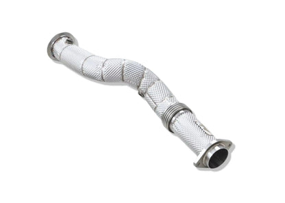 S58 3.5" Maxflow Downpipes w/ Heatshield for G8X M3 M4 & G87 M2 - Yonristic Performance